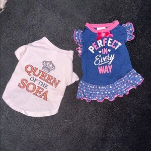 💞Pink Sofa Queen Tee•Navy Perfect In Every Way Dress•Size:S💞